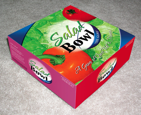 Complete artwork for game board, game box, and logo for this awesome party game